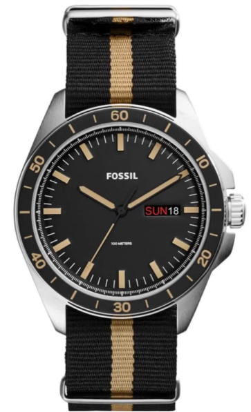 Bracelet de montre Fossil FS5292 Textile Multicolore 22mm